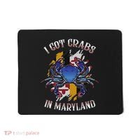 I Got Crabs In Maryland Day Blue Crab Mousepad thumb 0