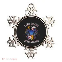 I Got Crabs In Maryland Day Blue Crab Ornament thumb 0