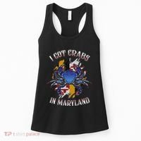 I Got Crabs In Maryland Day Blue Crab Women's Tank Top thumb 0