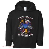 I Got Crabs In Maryland Day Blue Crab Toddler Hoodie thumb 0