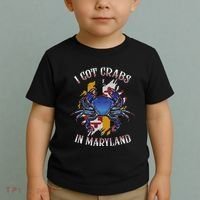 I Got Crabs In Maryland Day Blue Crab Toddler T-Shirt thumb 2
