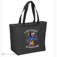 I Got Crabs In Maryland Day Blue Crab Tote Bag thumb 2