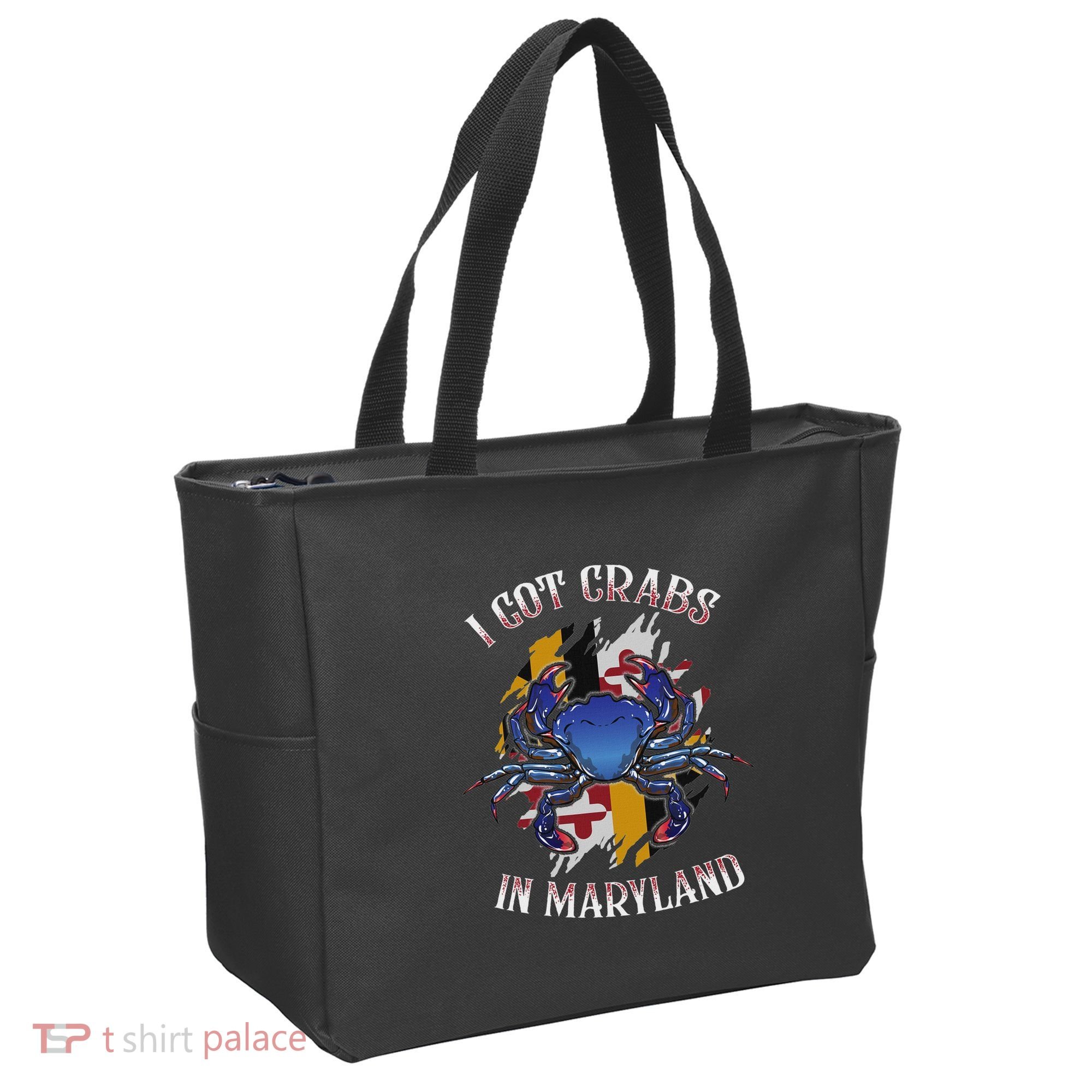 I Got Crabs In Maryland Day Blue Crab Tote Bag