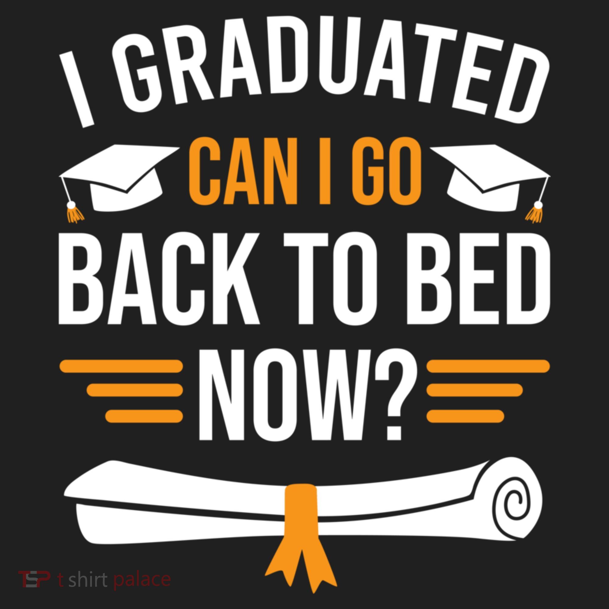 I Graduated Can I Go Back To Bed Now Golf Towel