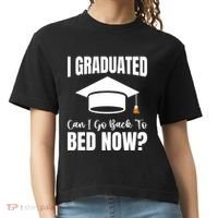 I Graduated Can I Go Back To Bed Now Comfort Colors Boxy T-Shirt thumb 0