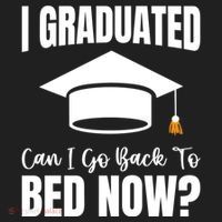 I Graduated Can I Go Back To Bed Now Golf Towel thumb 3