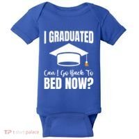 I Graduated Can I Go Back To Bed Now Baby Bodysuit thumb 0