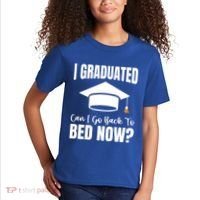I Graduated Can I Go Back To Bed Now Kids T-Shirt thumb 2