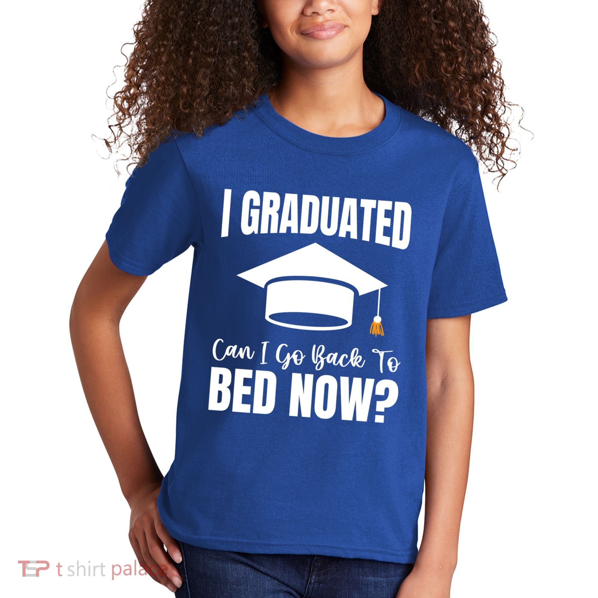I Graduated Can I Go Back To Bed Now Kids T-Shirt