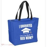 I Graduated Can I Go Back To Bed Now Tote Bag thumb 2