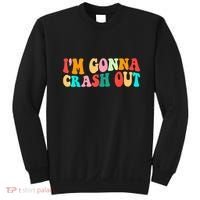 IM Gonna Crash Out Funny Humorous Meme Groovy Sweatshirt thumb 0