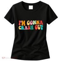 IM Gonna Crash Out Funny Humorous Meme Groovy Women's T-Shirt thumb 0