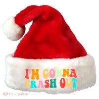 IM Gonna Crash Out Funny Humorous Meme Groovy Santa Hat thumb 0