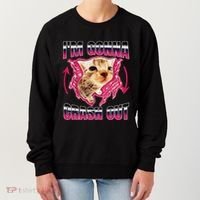 IM Gonna Crash Out Funny Cat Meme Lover Humorous Sarcastic Women's Sweatshirt thumb 0