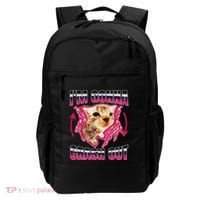 IM Gonna Crash Out Funny Cat Meme Lover Humorous Sarcastic Backpack thumb 0