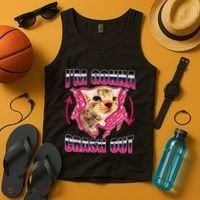 IM Gonna Crash Out Funny Cat Meme Lover Humorous Sarcastic Tank Top thumb 4