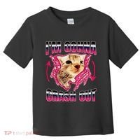 IM Gonna Crash Out Funny Cat Meme Lover Humorous Sarcastic Toddler T-Shirt thumb 0