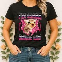 IM Gonna Crash Out Funny Cat Meme Lover Humorous Sarcastic Women's T-Shirt thumb 2