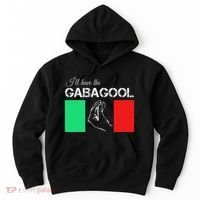 Italiano Gabagool Capicola Italian Slang Italy Flag Hoodie thumb 0