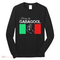 Italiano Gabagool Capicola Italian Slang Italy Flag Long Sleeve Shirt thumb 0