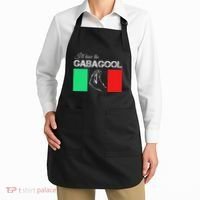 Italiano Gabagool Capicola Italian Slang Italy Flag Apron thumb 2