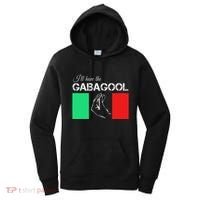Italiano Gabagool Capicola Italian Slang Italy Flag Women's Hoodie thumb 0