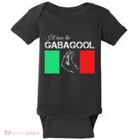 Italiano Gabagool Capicola Italian Slang Italy Flag Baby Bodysuit thumb 0