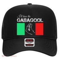 Italiano Gabagool Capicola Italian Slang Italy Flag Hat thumb 0