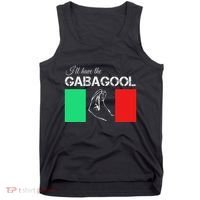 Italiano Gabagool Capicola Italian Slang Italy Flag Tank Top thumb 0