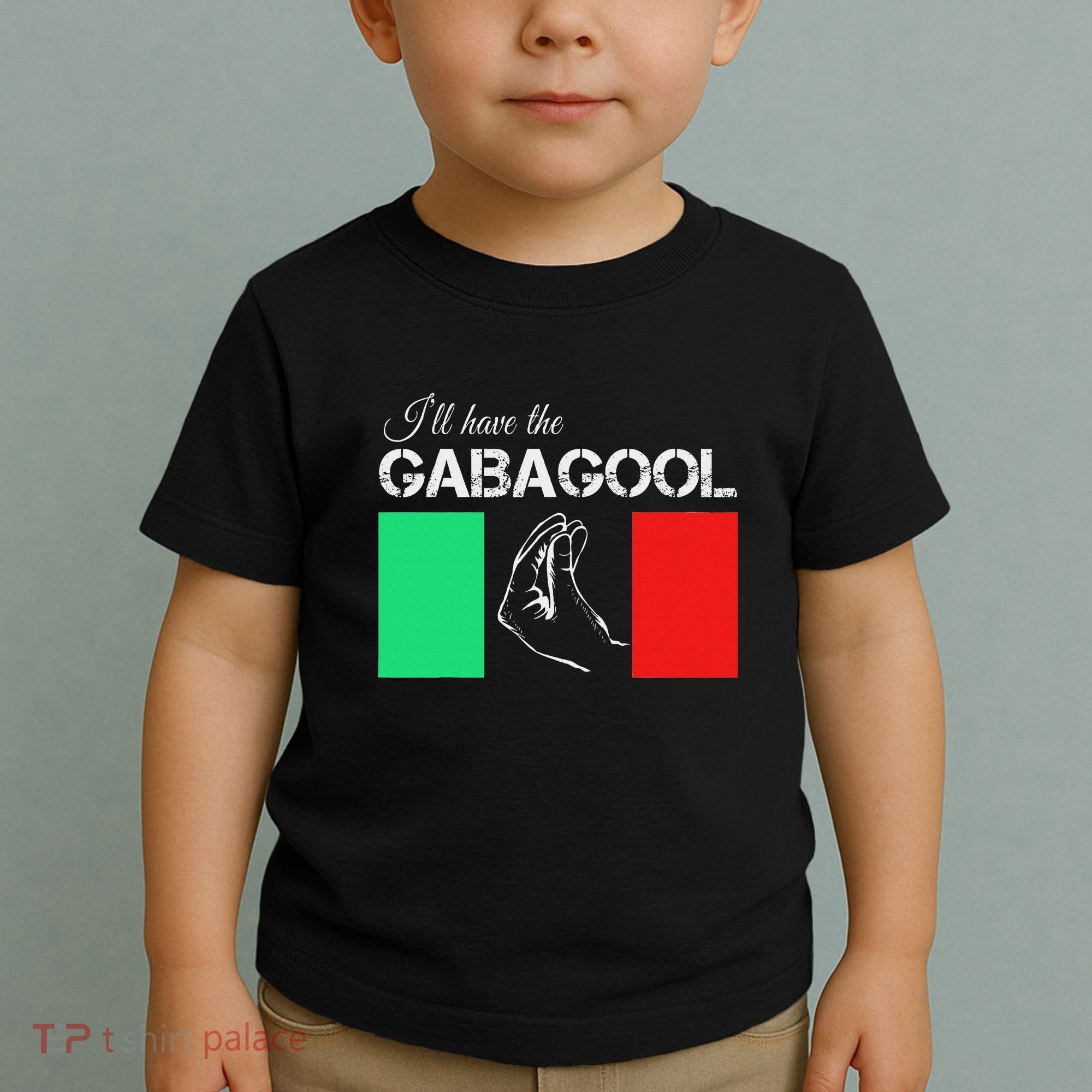 Italiano Gabagool Capicola Italian Slang Italy Flag Toddler T-Shirt