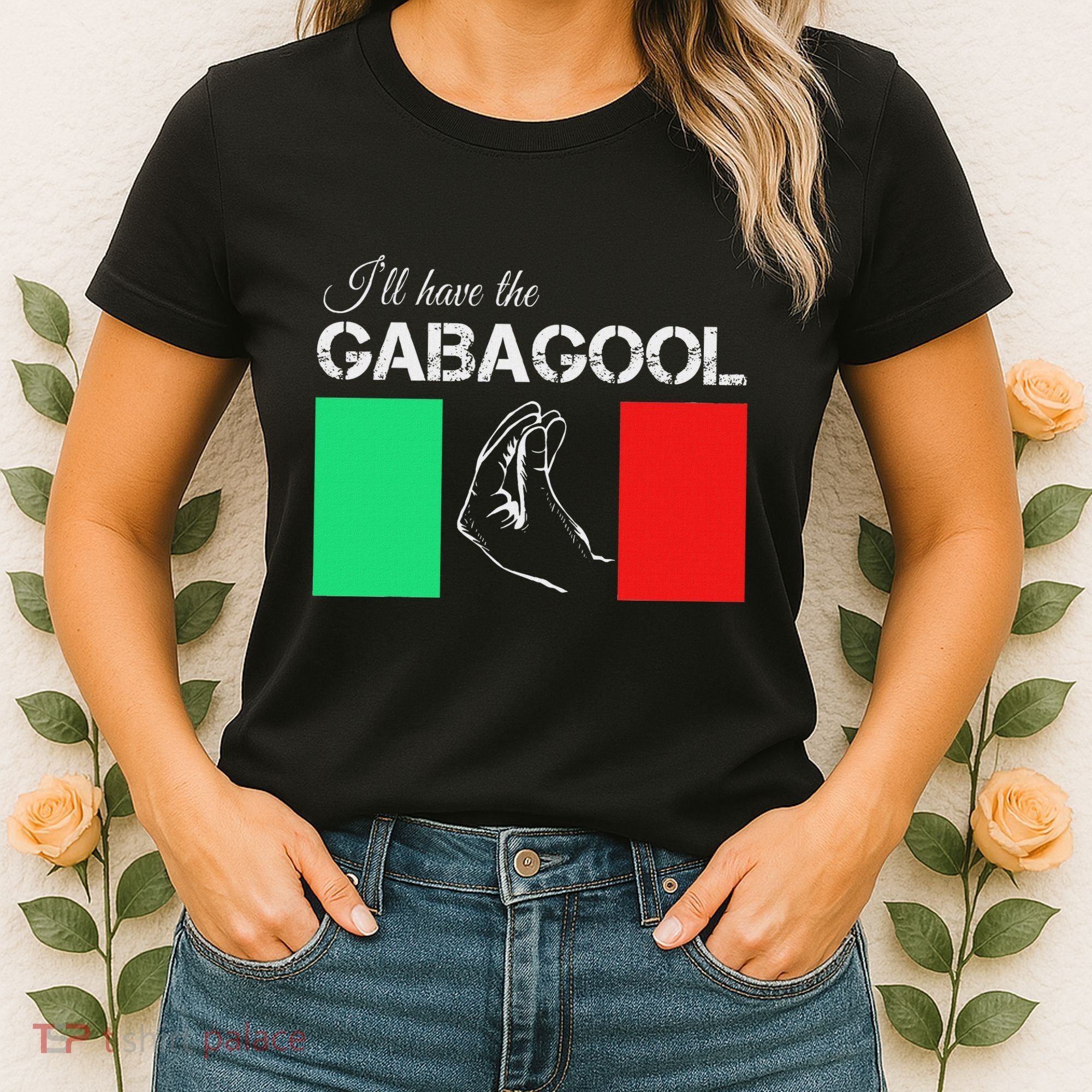 Italiano Gabagool Capicola Italian Slang Italy Flag Women's T-Shirt