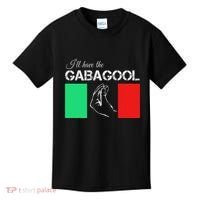 Italiano Gabagool Capicola Italian Slang Italy Flag Kids T-Shirt thumb 0