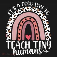 Its Good Day To Teach Tiny Humans Daycare Provider Teacher Women's Hoodie thumb 2