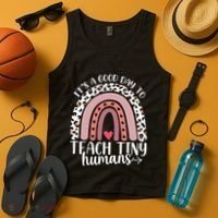Its Good Day To Teach Tiny Humans Daycare Provider Teacher Tank Top thumb 4