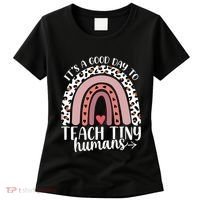 Its Good Day To Teach Tiny Humans Daycare Provider Teacher Women's T-Shirt thumb 0