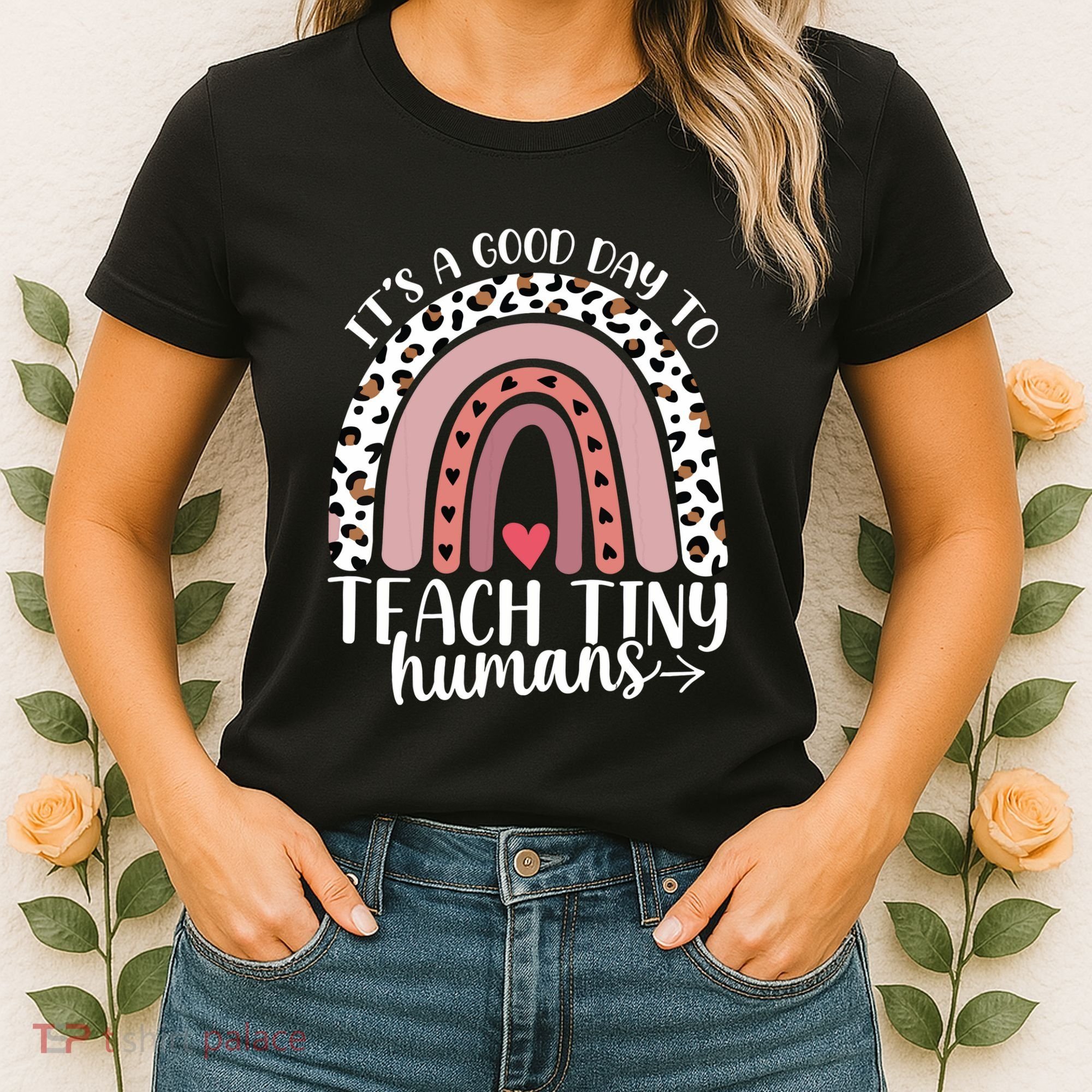 Its Good Day To Teach Tiny Humans Daycare Provider Teacher Women's T-Shirt