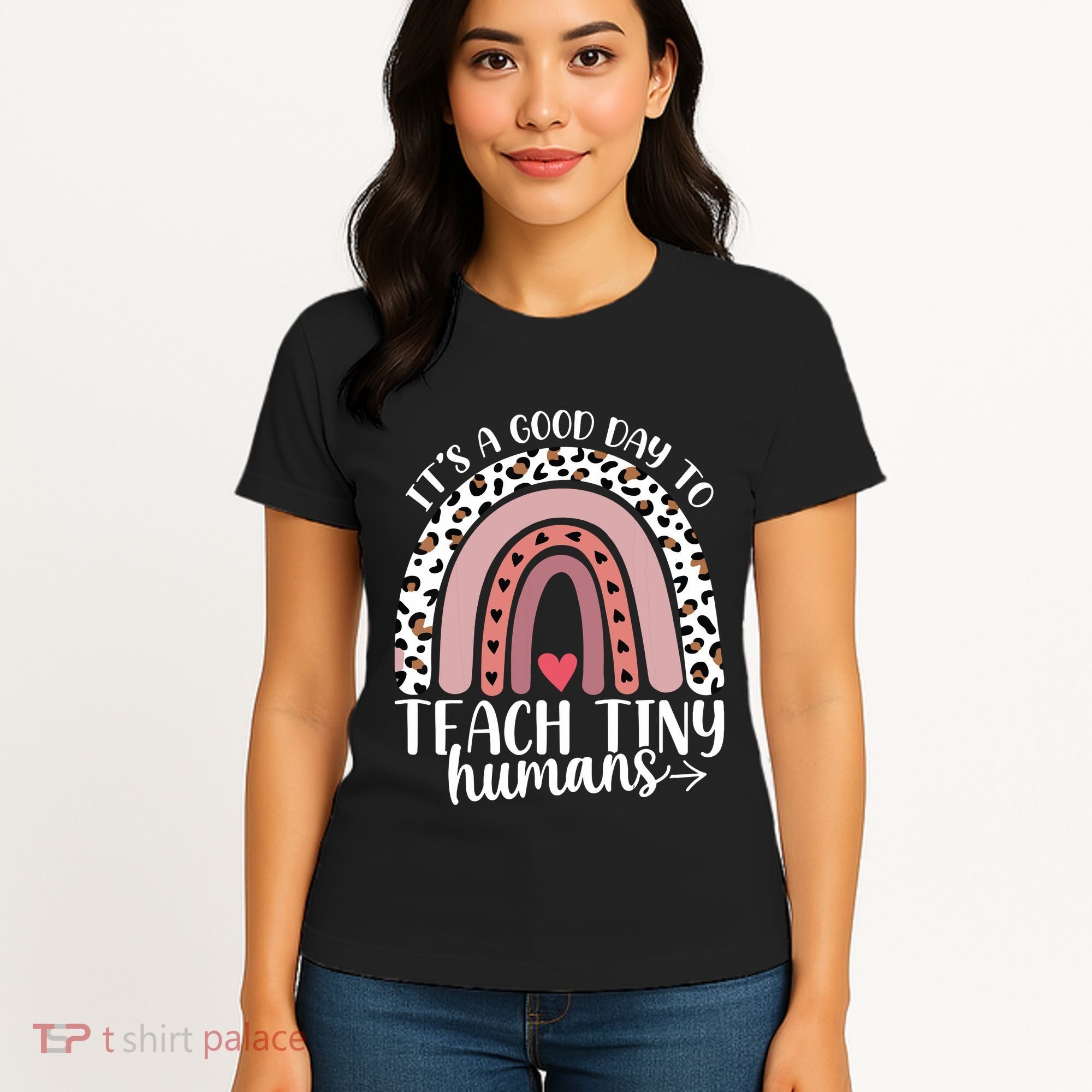Its Good Day To Teach Tiny Humans Daycare Provider Teacher Women's T-Shirt