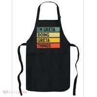 IM Greta Doing Greta Things Funny Personalized Quote Apron thumb 0