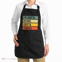 IM Greta Doing Greta Things Funny Personalized Quote Apron thumb 2