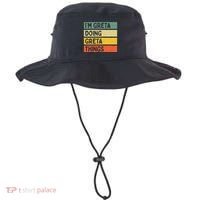 IM Greta Doing Greta Things Funny Personalized Quote Bucket Hat thumb 0