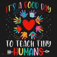Its Good Day To Teach Tiny Humans Daycare Provider Teacher Women's Hoodie thumb 2