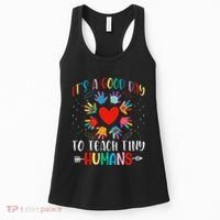Its Good Day To Teach Tiny Humans Daycare Provider Teacher Women's Tank Top thumb 0