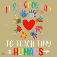 Its Good Day To Teach Tiny Humans Daycare Provider Teacher Hoodie thumb 7