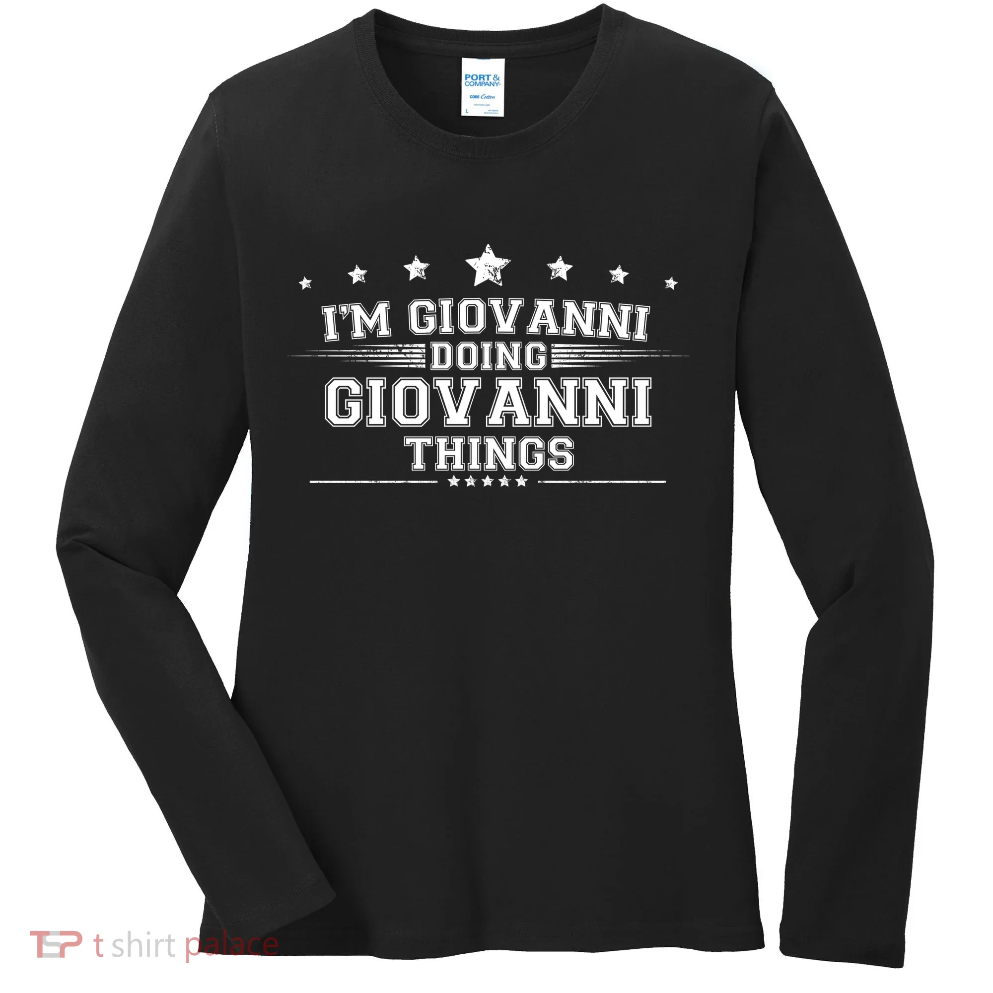 Im Giovanni Doing Giovanni Things Women's Long Sleeve Shirt