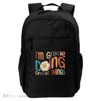 IM Gracie Doing Gracie Things Funny Groovy Retro Gracie Backpack thumb 0