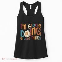 IM Gracie Doing Gracie Things Funny Groovy Retro Gracie Women's Tank Top thumb 0