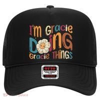 IM Gracie Doing Gracie Things Funny Groovy Retro Gracie Hat thumb 0