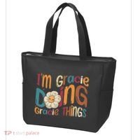 IM Gracie Doing Gracie Things Funny Groovy Retro Gracie Tote Bag thumb 3
