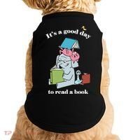 It's Good Day To Read A Book Read Across America Reading Day Book Lover Doggie Tank thumb 0