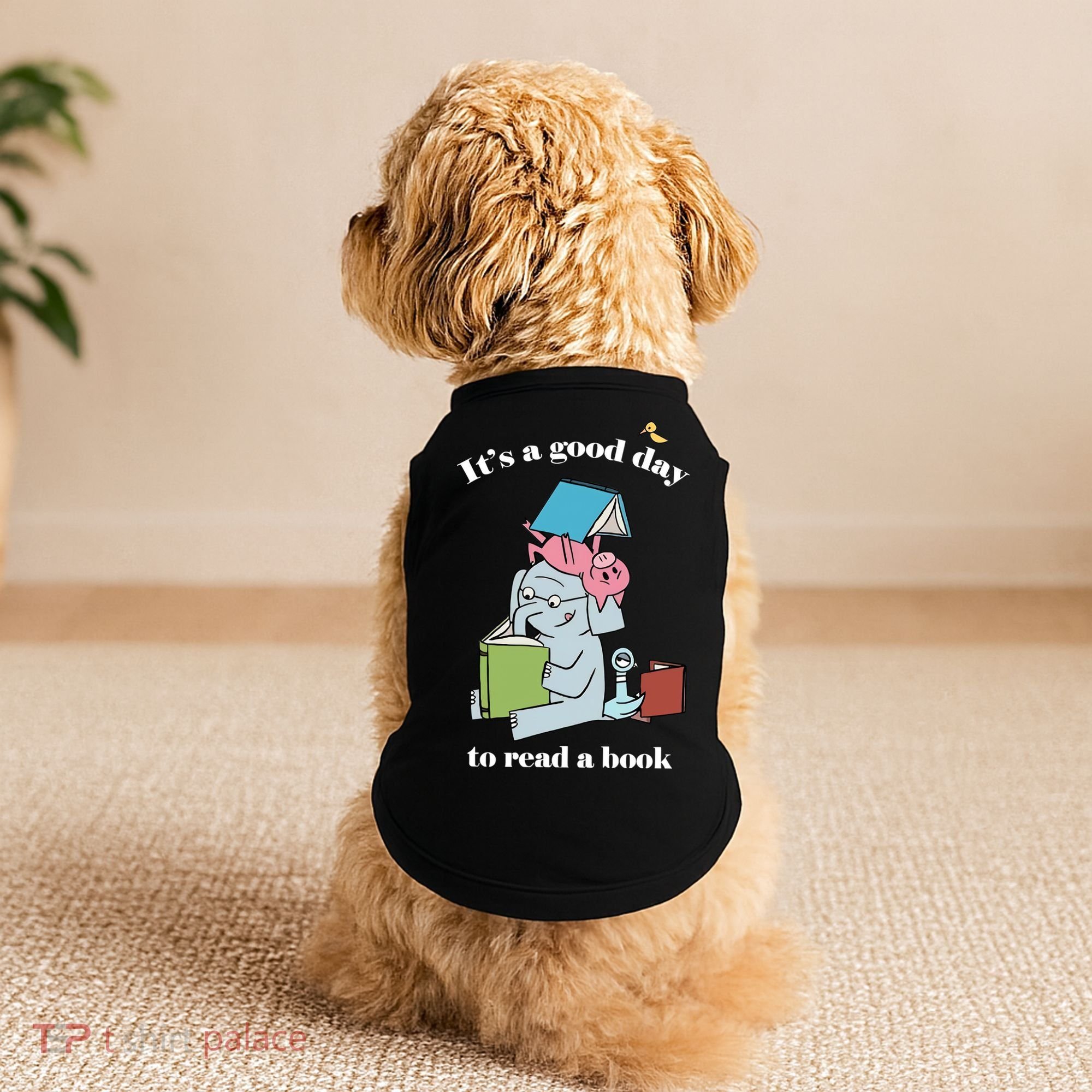 It's Good Day To Read A Book Read Across America Reading Day Book Lover Doggie Tank